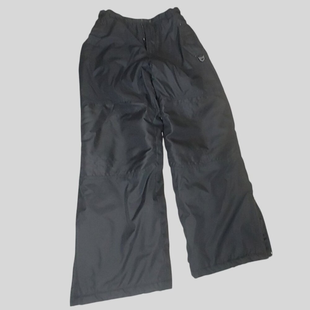 Snow Pants Black Youth Size 18 Protection System Waterproof Winter Gear Elastic